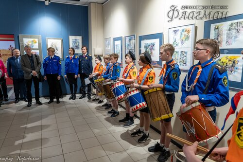 Открытие выставки работ  художника-иллюстратора Евгении Ивановны Стерлиговой _DSC7912
